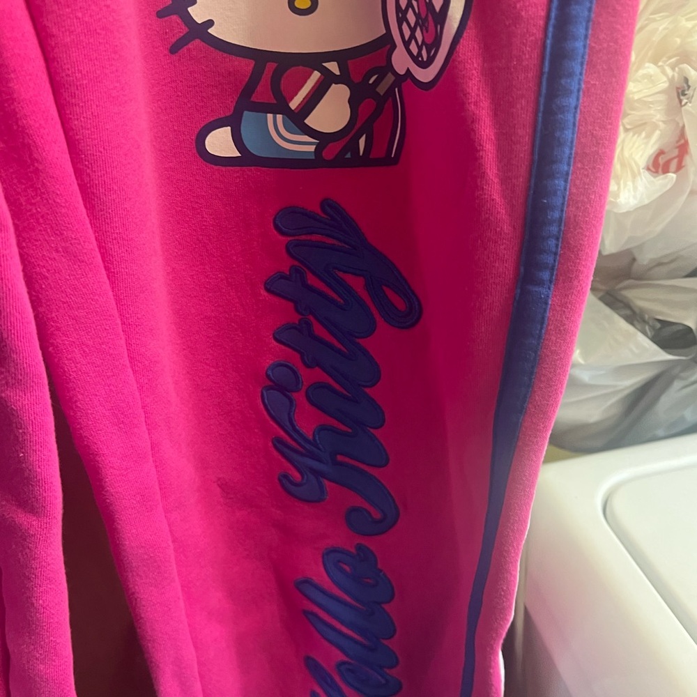 Hello Kitty Pink Athletic Joggers size Large - Picture 4 of 6